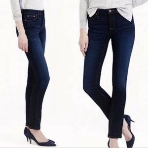 NWOT J. Crew Reid Straight Leg Dark Wash Jeans Size 27